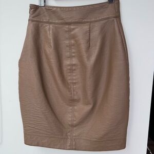 Aritzia Babaton Brown Knee-Length Pencil Skirt